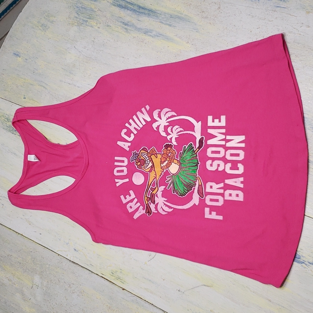NEW w/o tags Disney Lion King Timon Hula tank size L